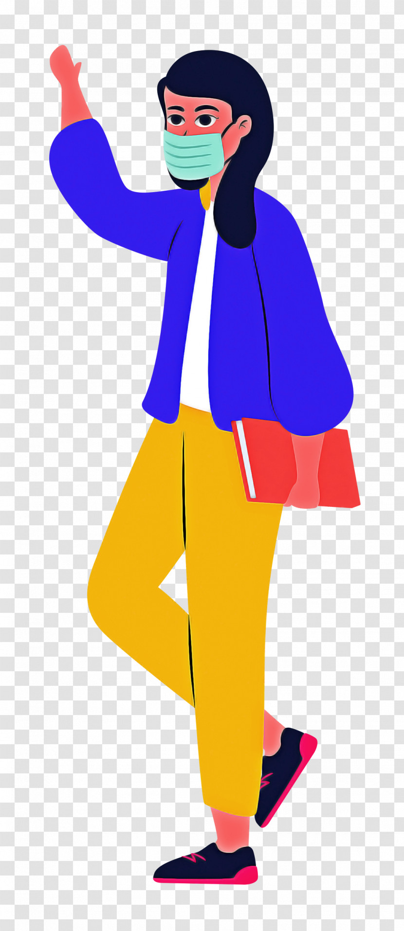 Girl With Mask Girl Mask Transparent PNG