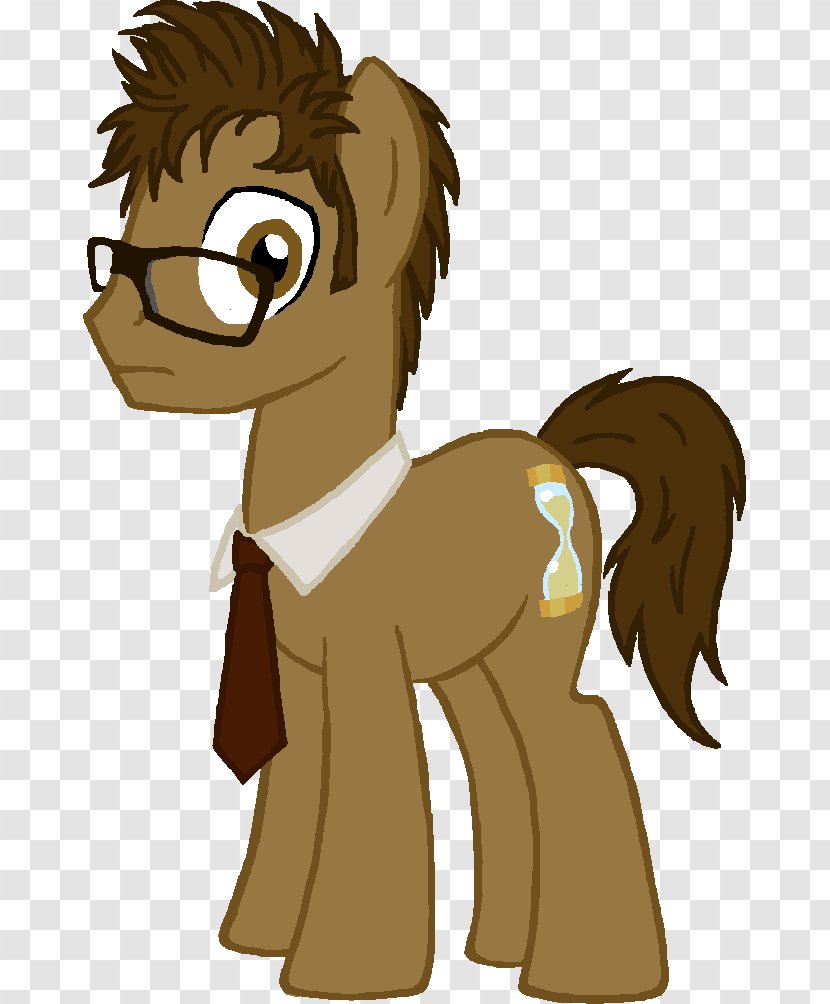 Pony Tenth Doctor Ninth Mustang - David Tennant - Cartoon Vector Transparent PNG