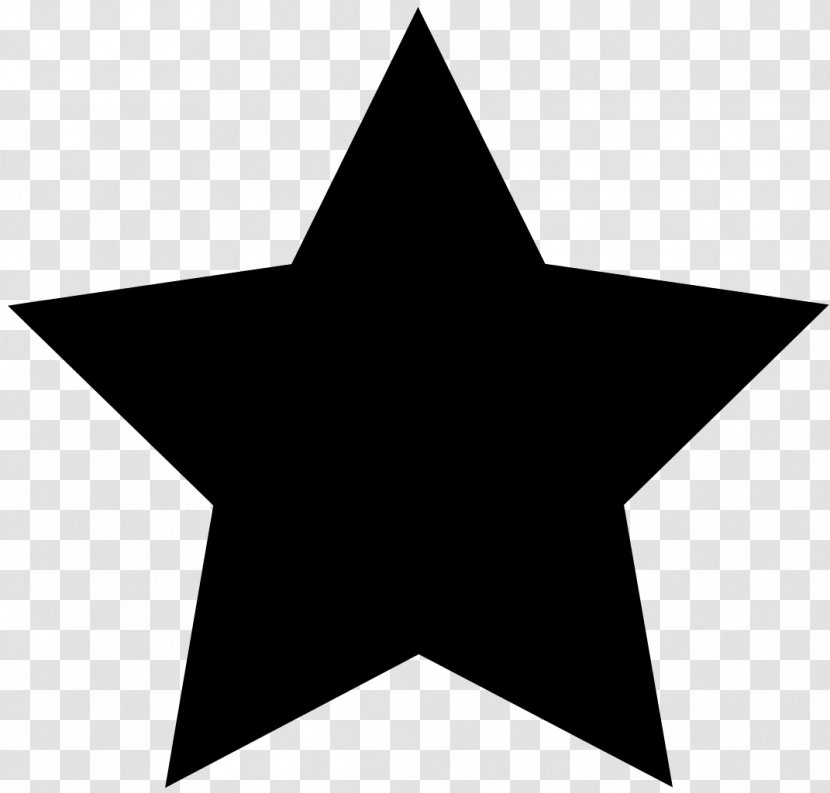 Star Clip Art - Symbol - Black Transparent PNG