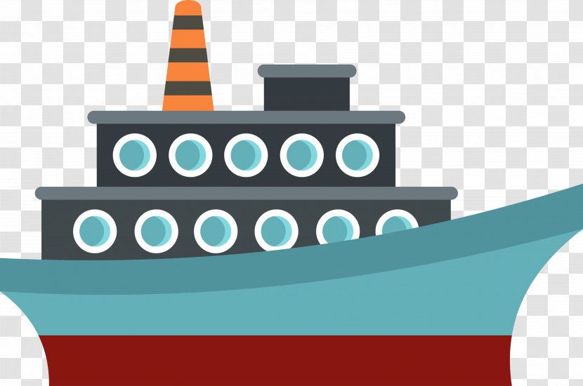 Ship Boat Cartoon Illustration - Sailboat - Passenger Vector Diagram Transparent PNG