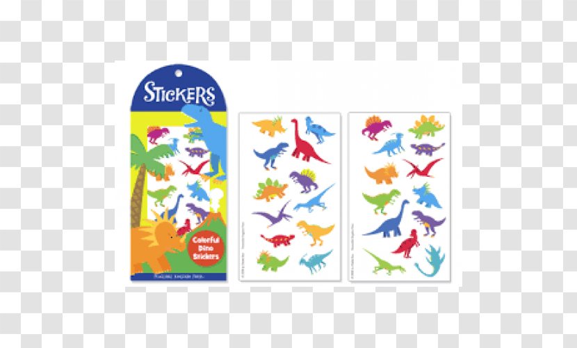 Product Colourful Dino Stickers Font - Fictional Character - Baby On Board Sticker Transparent PNG
