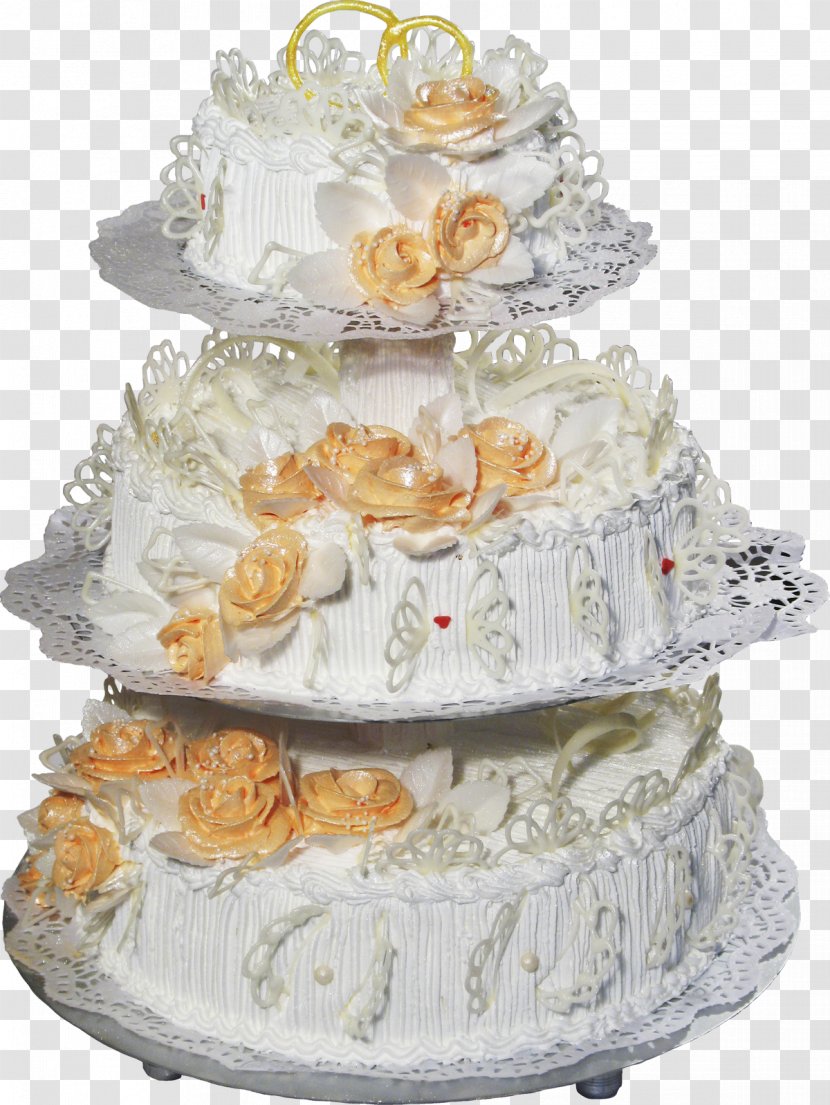 Torte Wedding Cake Sugar - Birthday - Background Transparent PNG