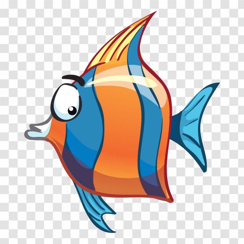 Cartoon Fish Illustration - Painting Transparent PNG