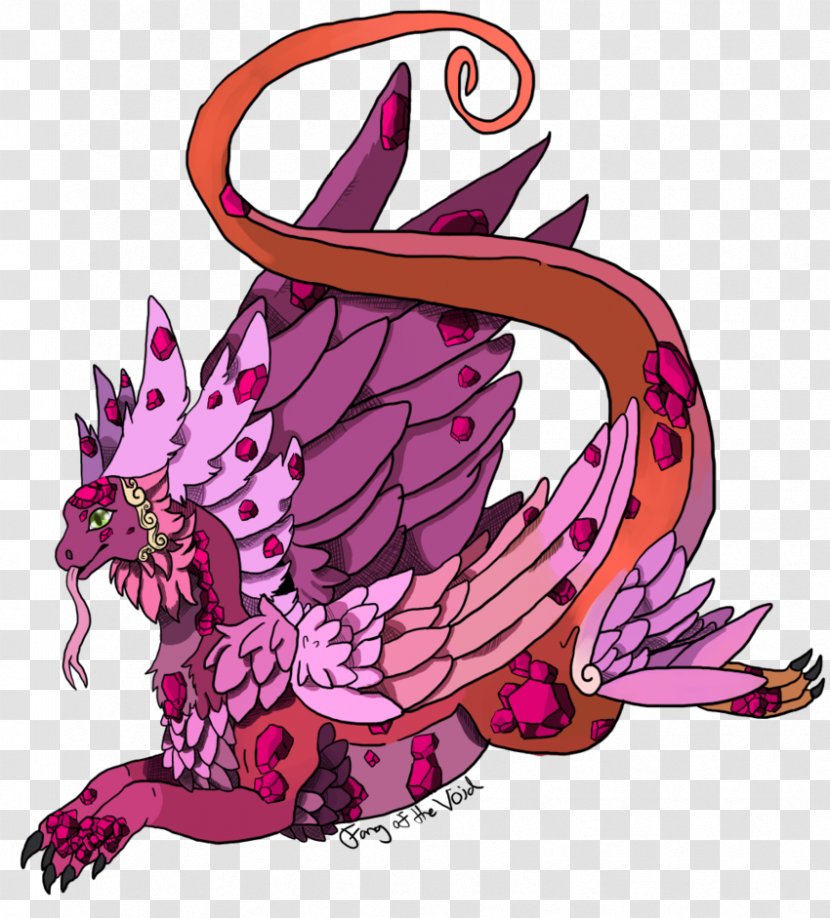 Animated Cartoon Pink M Font - Mythical Creature - Dragons Lair Transparent PNG