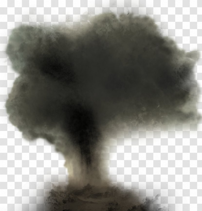 Nuclear Explosion Icon - Heart - Black Cloud Transparent PNG