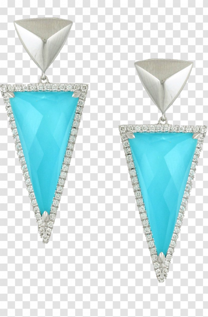 Earring Turquoise Jewellery Gunderson's Jewelers Diamond - Body Jewelry Transparent PNG