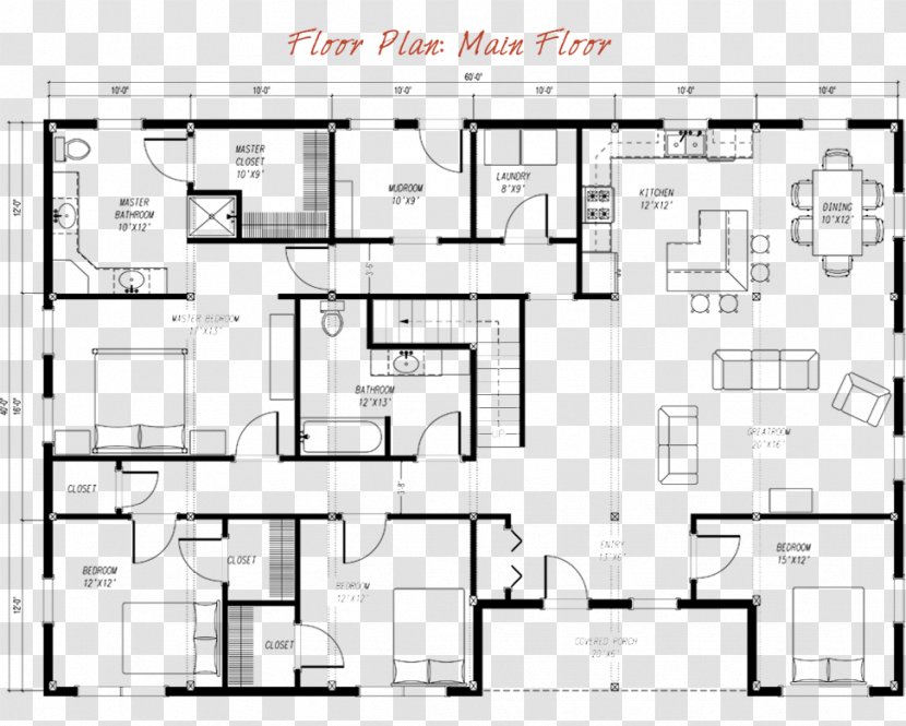 House Plan Floor Building - Home - Indoor Transparent PNG