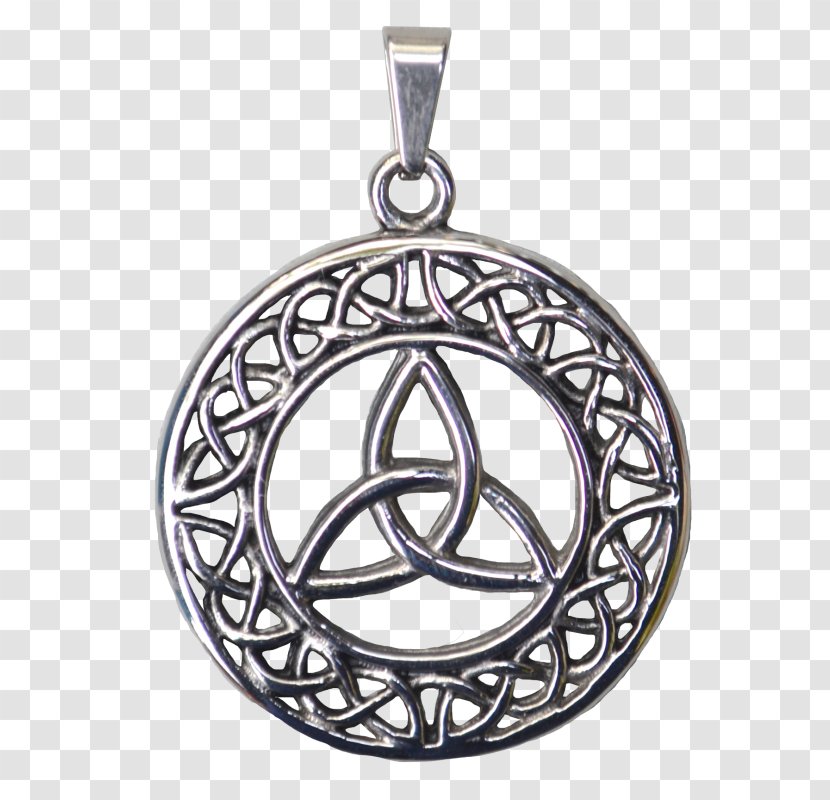 Triquetra Symbol Locket Celtic Knot Tree Of Life - Vesica Piscis Transparent PNG