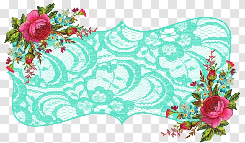 Paper Vintage Clothing Web Banner Clip Art - Turquoise - Petal Transparent PNG