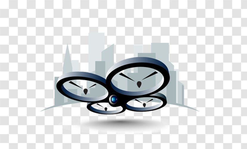 Unmanned Aerial Vehicle Graphic Design Logo - Quadcopter Transparent PNG