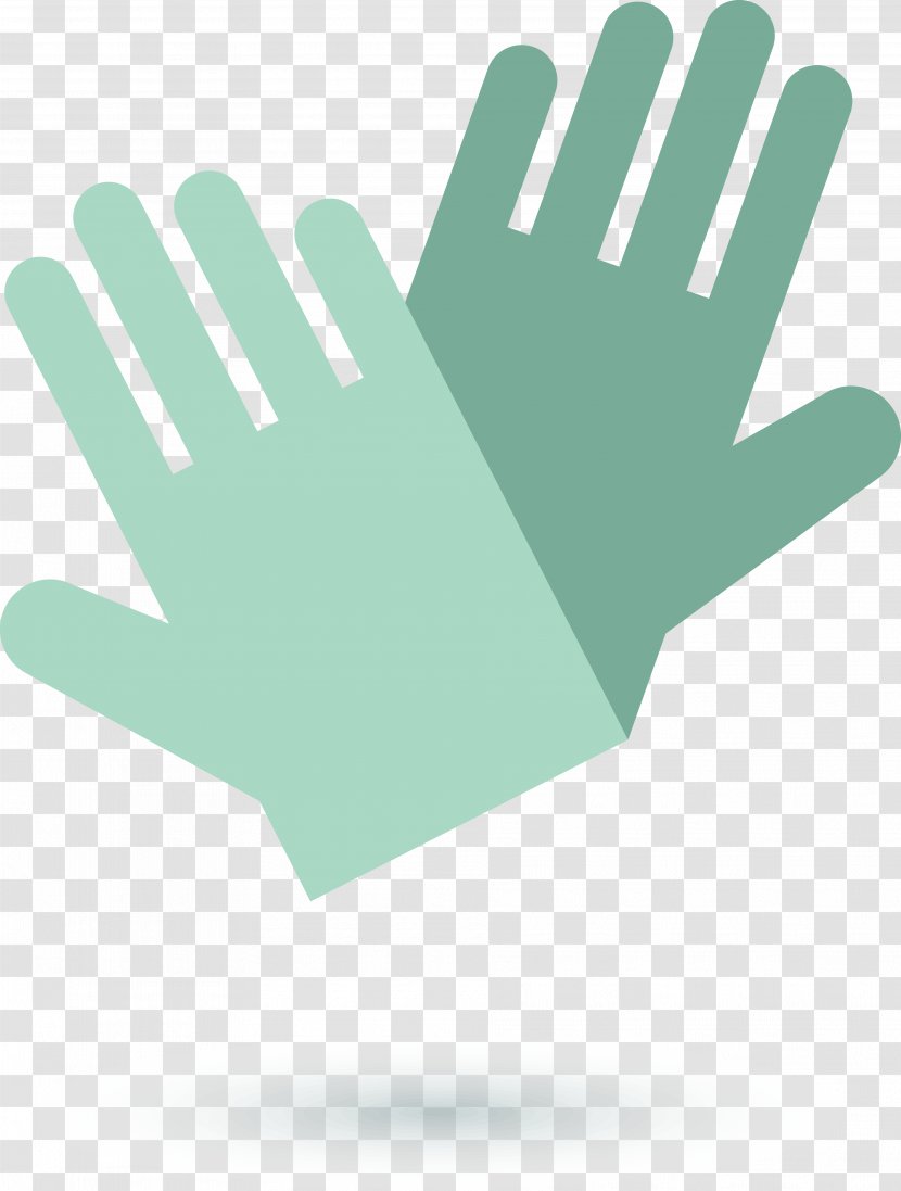Glove Icon - Finger - Green Gloves Transparent PNG