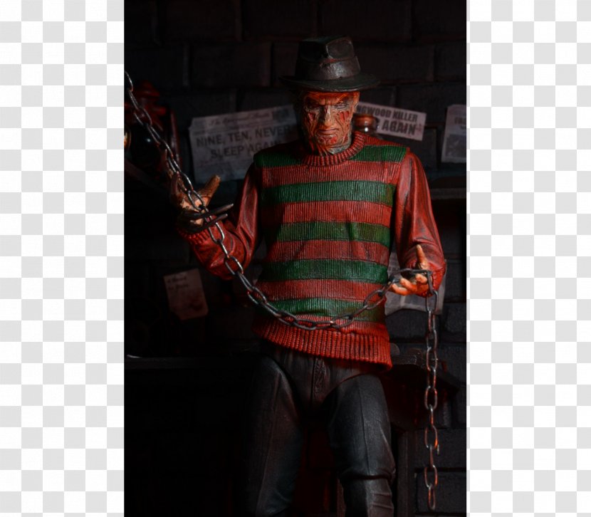 Freddy Krueger National Entertainment Collectibles Association A Nightmare On Elm Street Action & Toy Figures Film - T Shirt - Wes Craven S New Transparent PNG