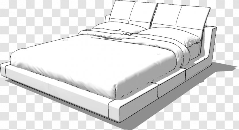 Bed Frame SketchUp Bedroom Mattress Transparent PNG