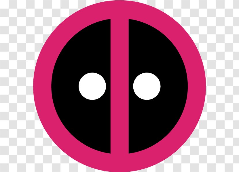 Logo Mouth Pink M Font - Deadpool Symbol Transparent PNG