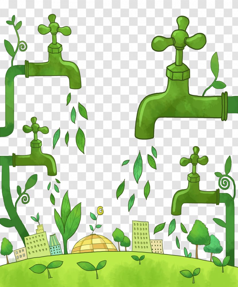 Earth Hour Environmental Protection Poster Water Conservation - Conserve Transparent PNG