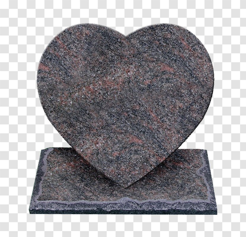 Granite Headstone Memorial Commemorative Plaque Heart - Fleur En Forme De Coeur Transparent PNG