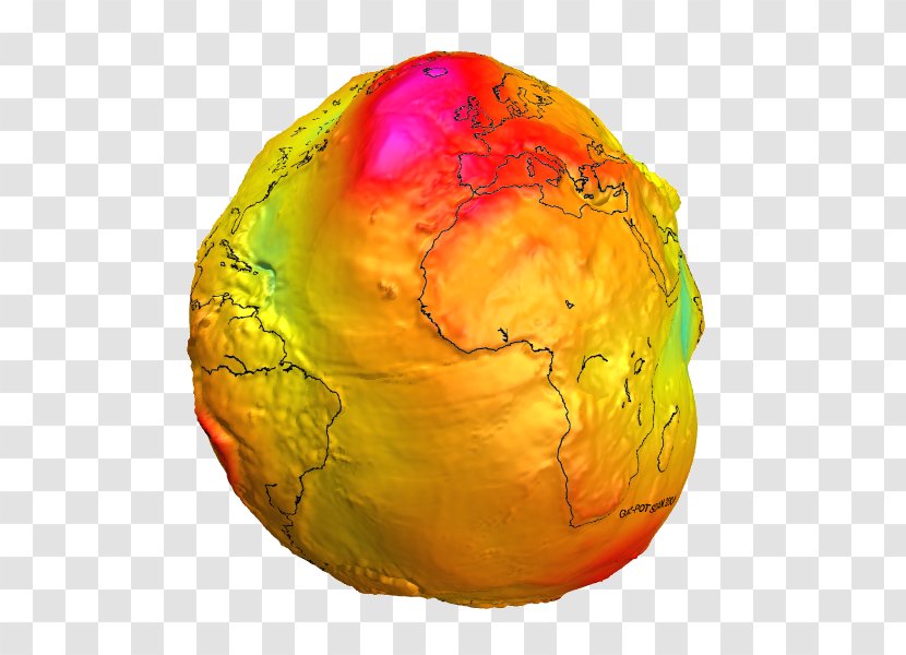 Earth Geoid GFZ German Research Centre For Geosciences Gravitational Field Potential - Organism - Fig Rooster Festival Transparent PNG