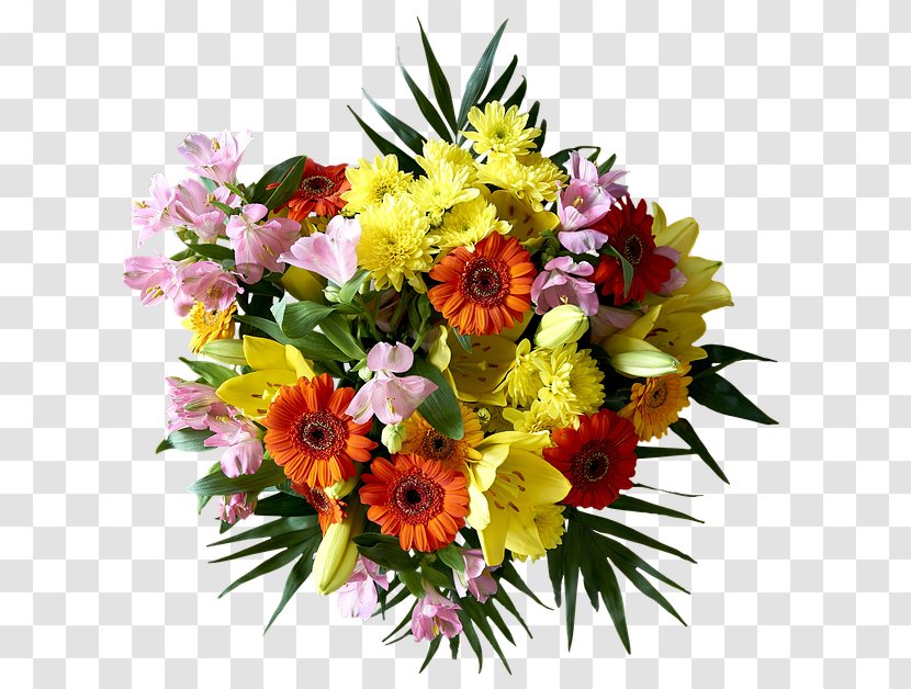 Flower Bouquet Floristry Floral Design Cut Flowers - Daisy Family - Dried Transparent PNG