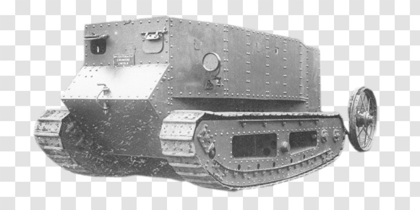 First World War Tank A7V Little Willie - Automotive Exterior - German Transparent PNG