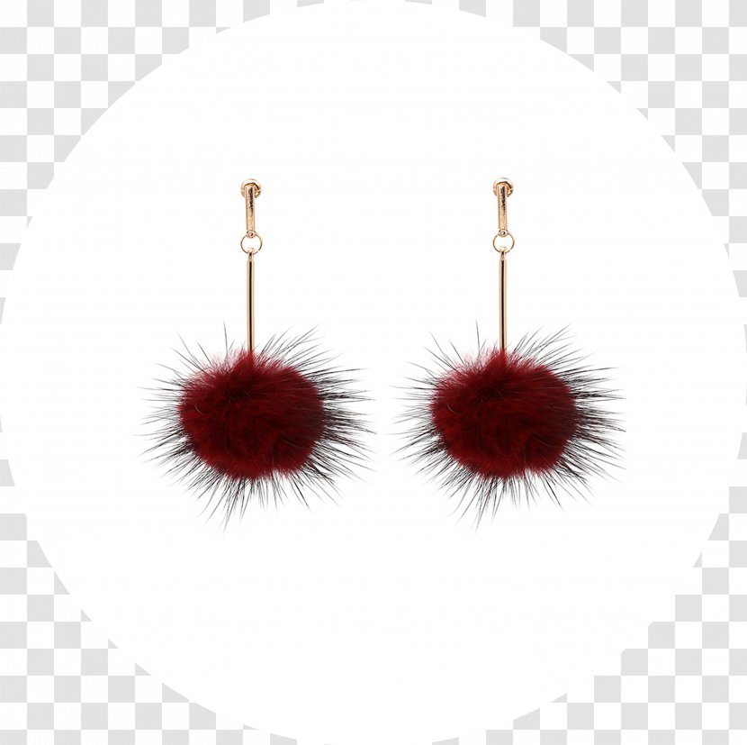 Earring Body Jewellery Bijou Maroon - Mulberry Transparent PNG