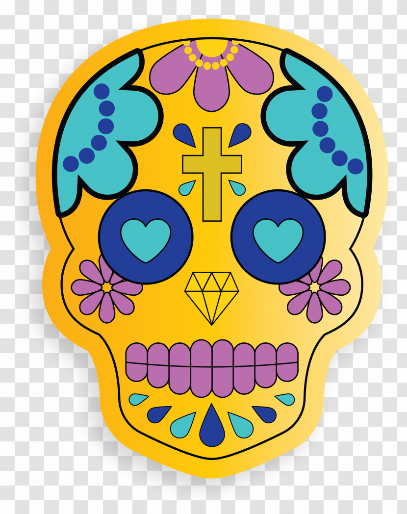 Skull Mexico Transparent PNG