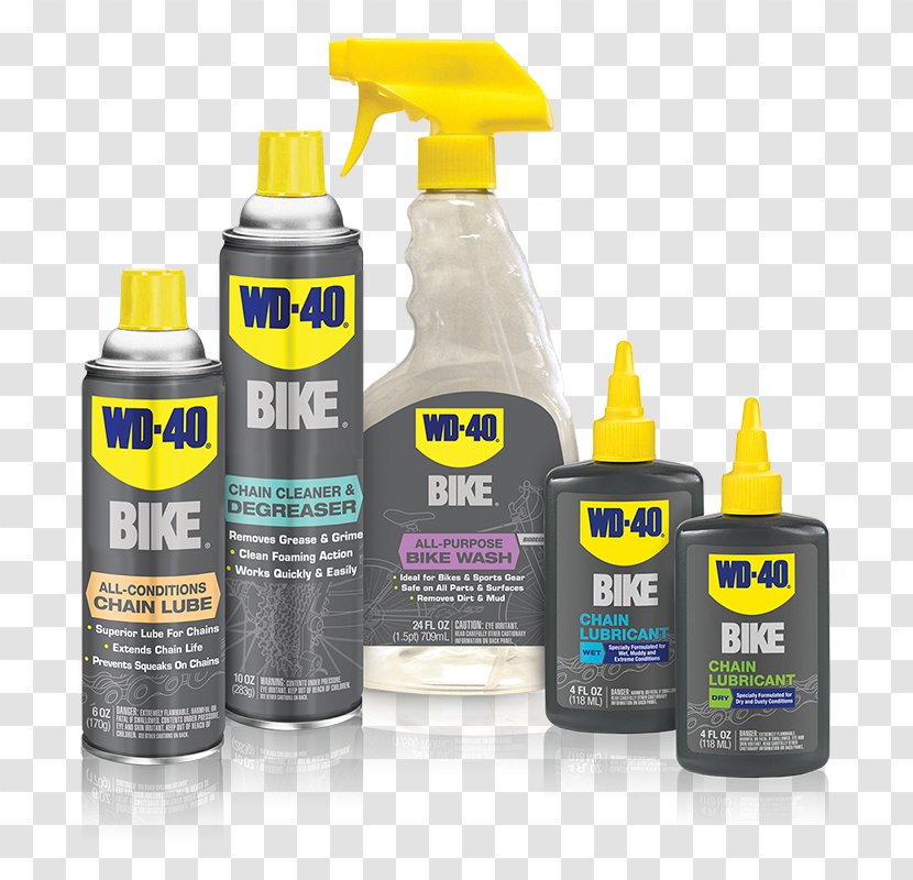 WD-40 Bike Company LLC Wd40 Chain Cleaner Degreaser Bicycle All Conditions Lube - Clean Motorcycle Transparent PNG