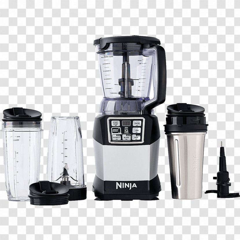 Blender Ninja Nutri Auto-iQ Compact BL492 Food Processor Meal Home Appliance - Nutrição Transparent PNG