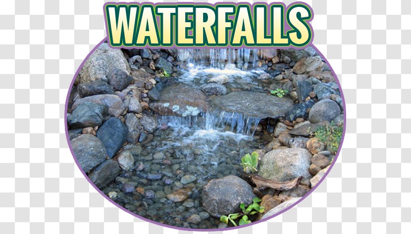 Water Resources Pond Feature - Landscape Waterfall Transparent PNG