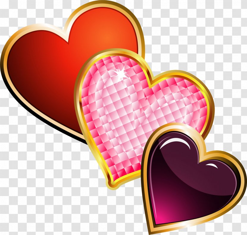 Heart Valentine's Day Clip Art - Png Transparent PNG