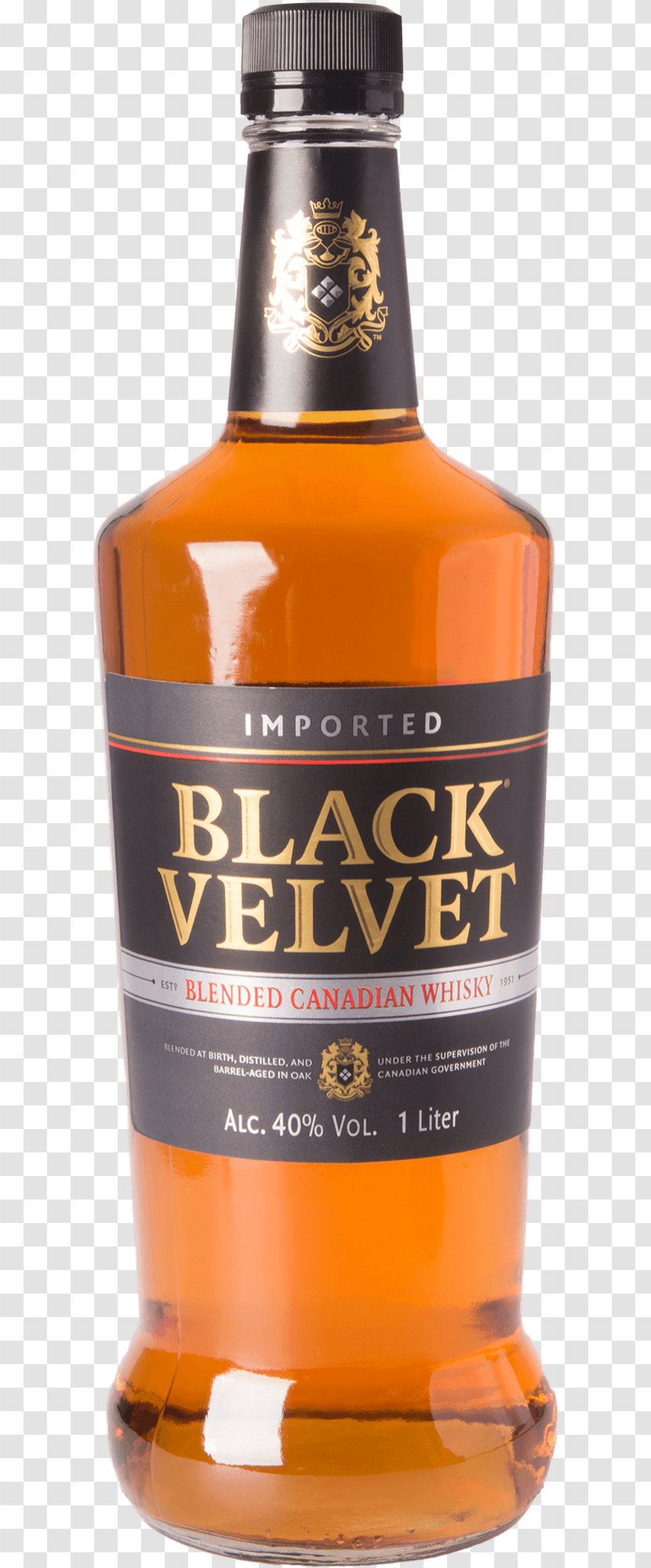 Liqueur Rye Whiskey Single Malt Whisky Blended - Drink - Black Velvet Transparent PNG