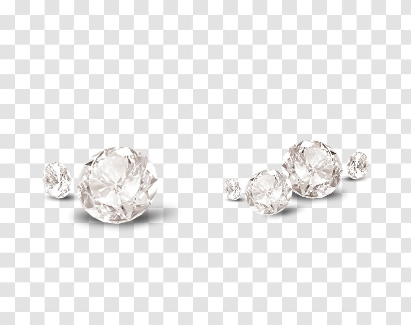 Earring Diamond Gemstone Crystal - Jewellery - Decorative Patterns Transparent PNG