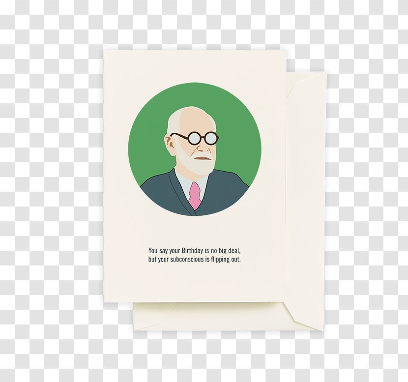 Sigmund Freud Psychologist Psychology Birthday Greeting & Note Cards - Frame Transparent PNG