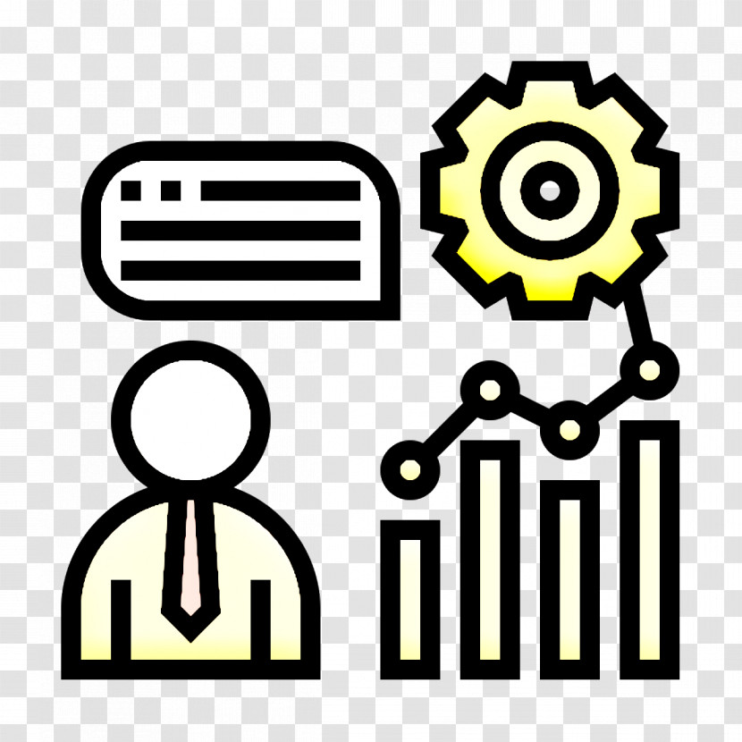 Business Management Icon Performance Icon Chart Icon Transparent PNG