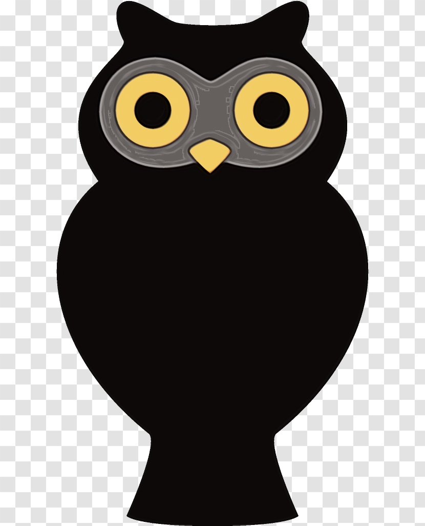 Owl Bird Of Prey Cartoon Beak - Paint Transparent PNG