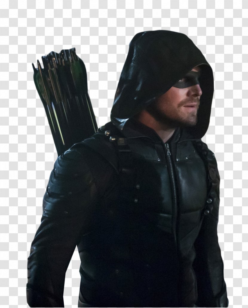 Green Arrow Oliver Queen - Outerwear Transparent PNG