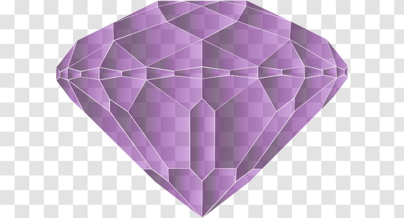 Clip Art Amethyst Gemstone Image Openclipart - Lilac Transparent PNG