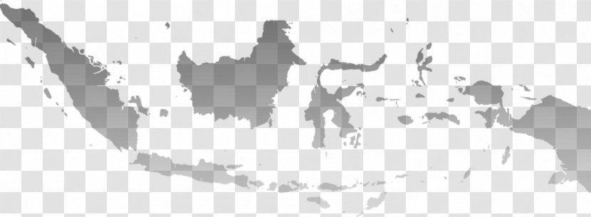 Flag Of Indonesia Vector Map - Blank Transparent PNG