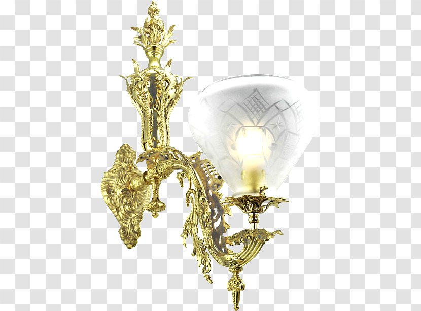 Light Fixture Sconce Victorian Era Chandelier - Metal Transparent PNG