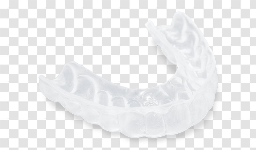 Jaw - White - Night Guard Transparent PNG