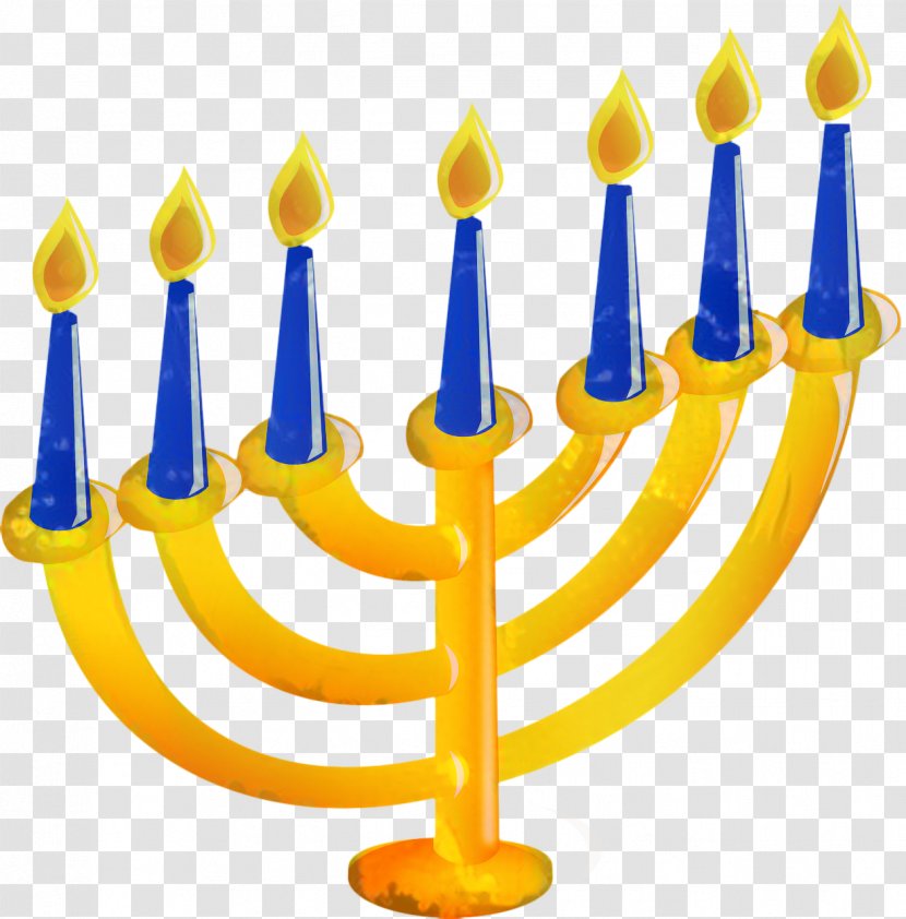 Hanukkah Menorah Product - Birthday Candle Transparent PNG