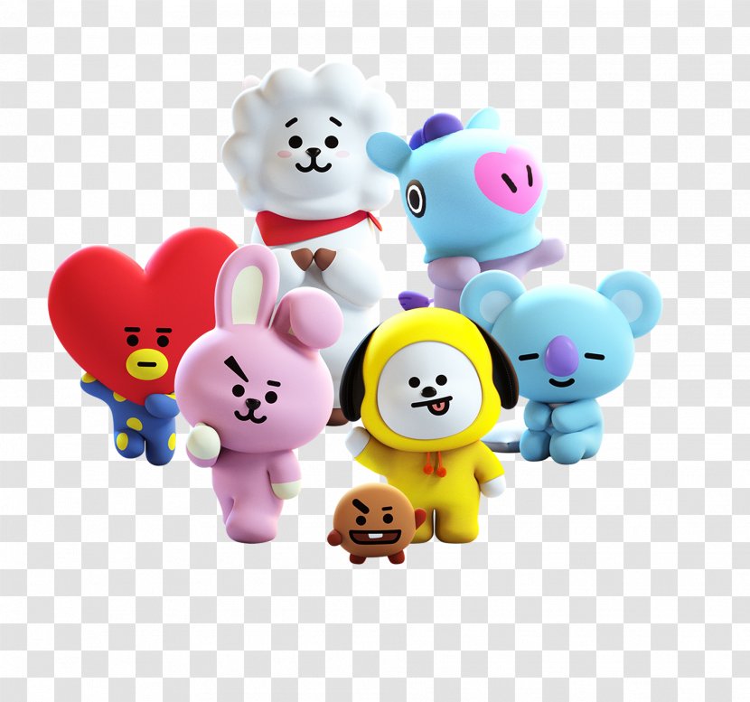 BTS Seoul Line Friends Love Yourself: Her Pillow - Silhouette - Flagship Transparent PNG