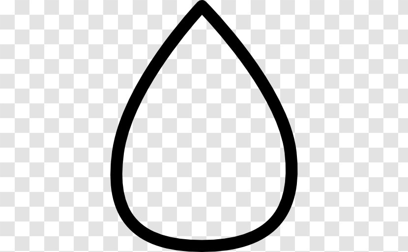 Drop - Symbol - Black Transparent PNG