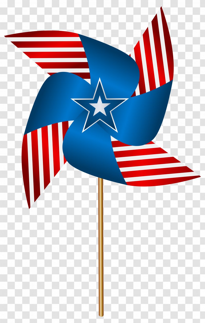 Flag Of The United States Clip Art - Pinwheel - USA Transparent Image Transparent PNG