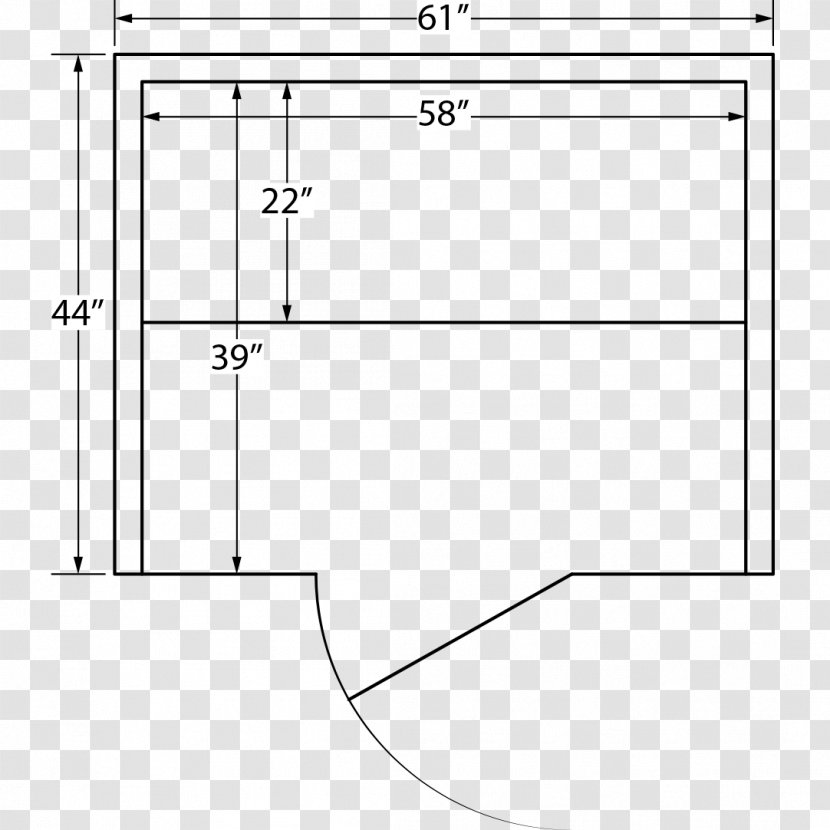 Drawing White Furniture - Text - Ir Transparent PNG