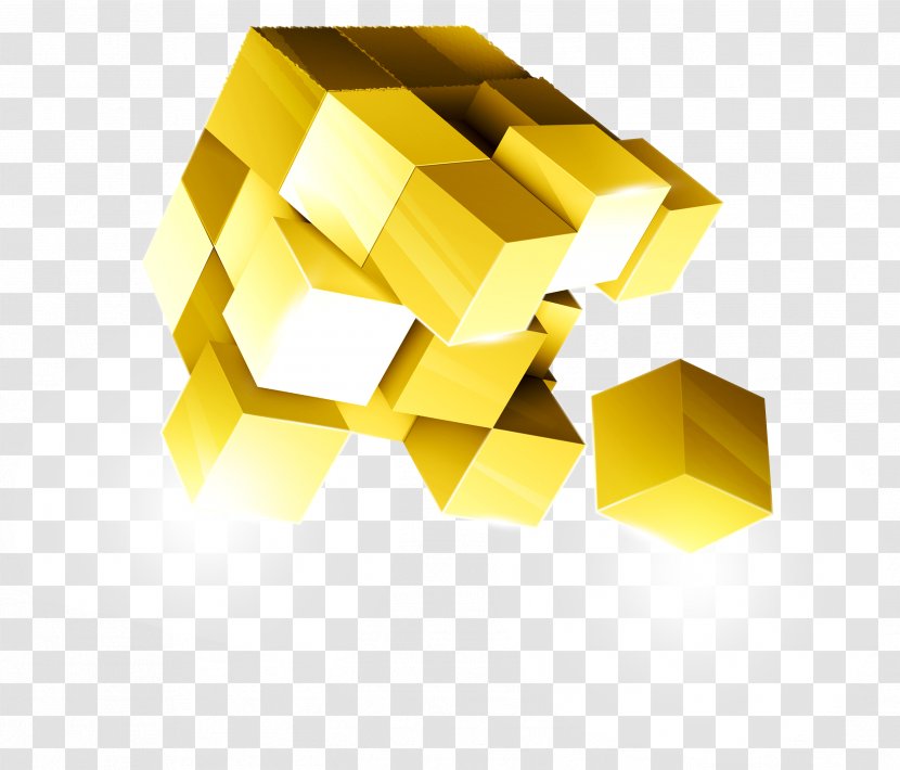 Cube Three-dimensional Space - Designer Transparent PNG