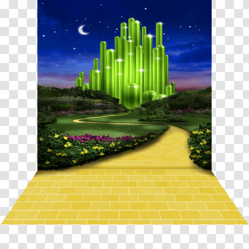 The Wizard Dorothy Gale Emerald City Desktop Wallpaper Yellow Brick Road - Landscape - Backdrop Transparent PNG