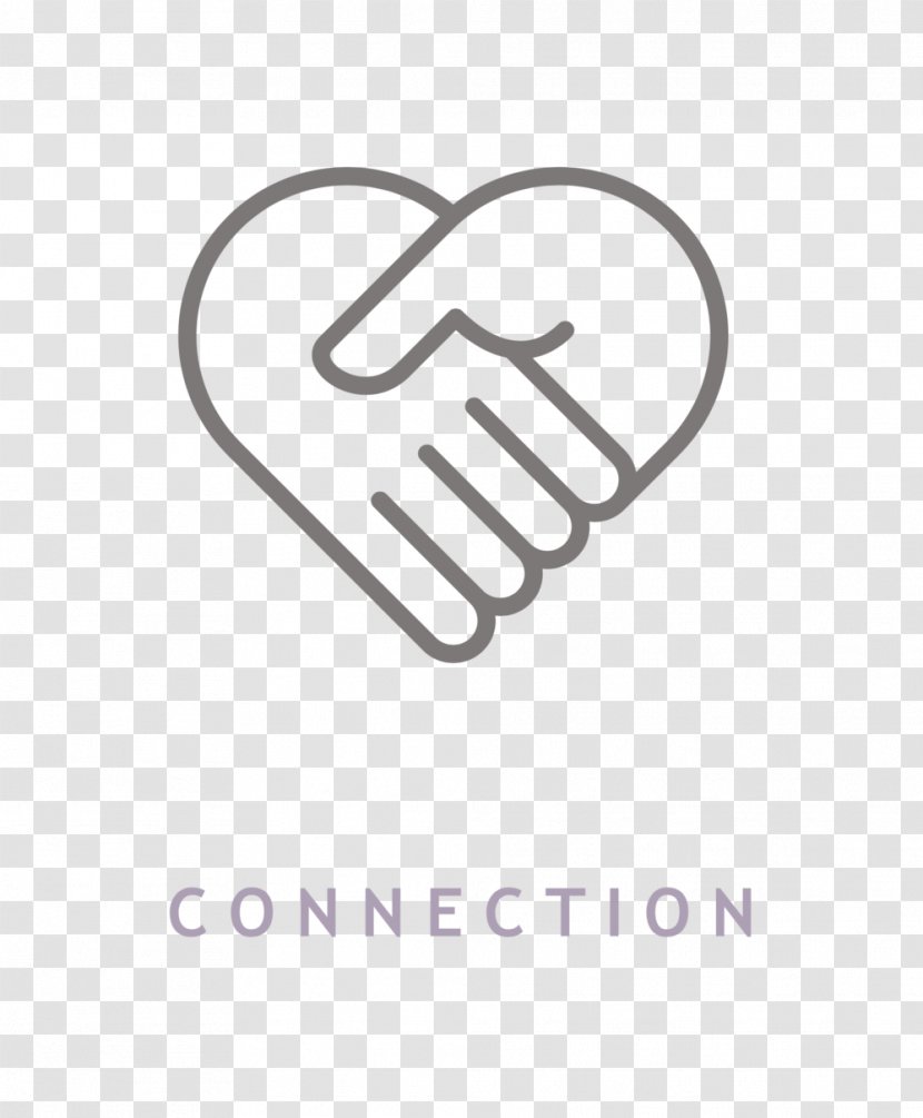 Handshake Heart Logo Transparent PNG