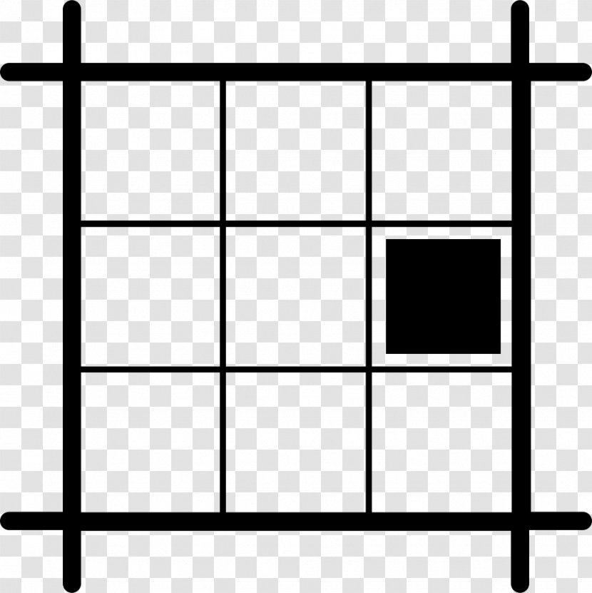 Furniture Black And White Shelving - Rectangle Transparent PNG