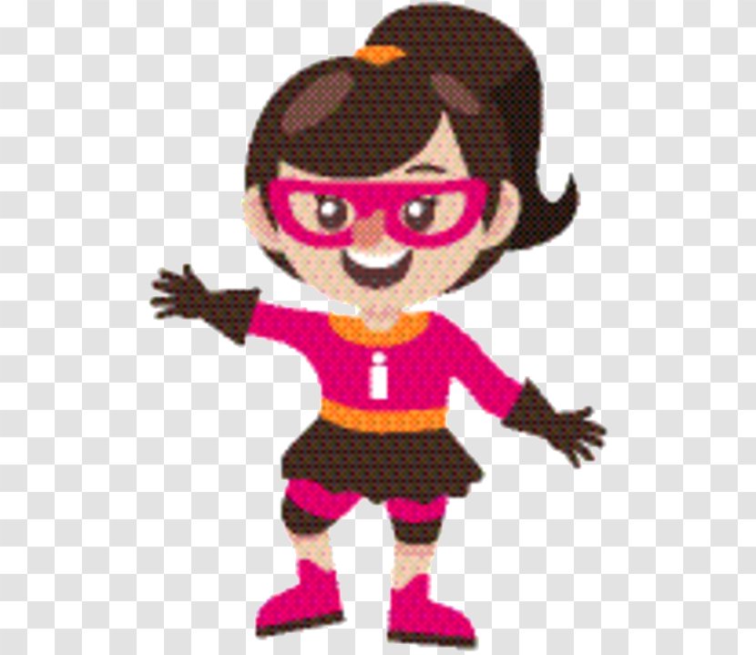 Pink Background - M - Fictional Character Mascot Transparent PNG