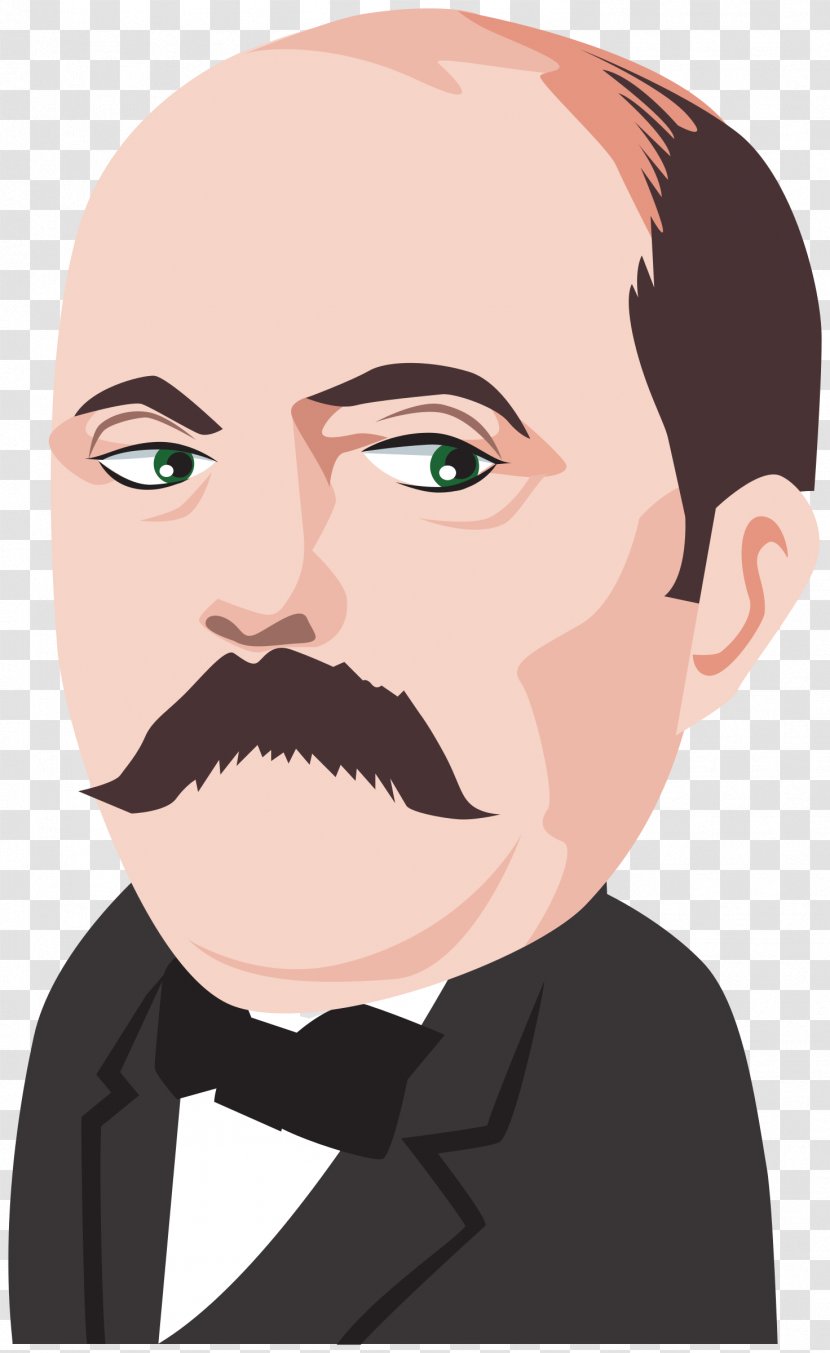 Portrait Of Otto Von Bismarck Moustache Clip Art - Hairstyle Transparent PNG